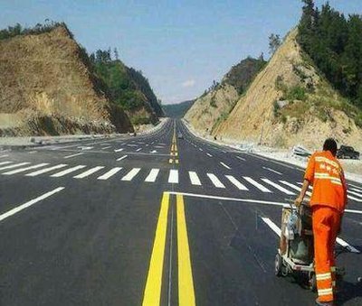 南湖杭州道路划线